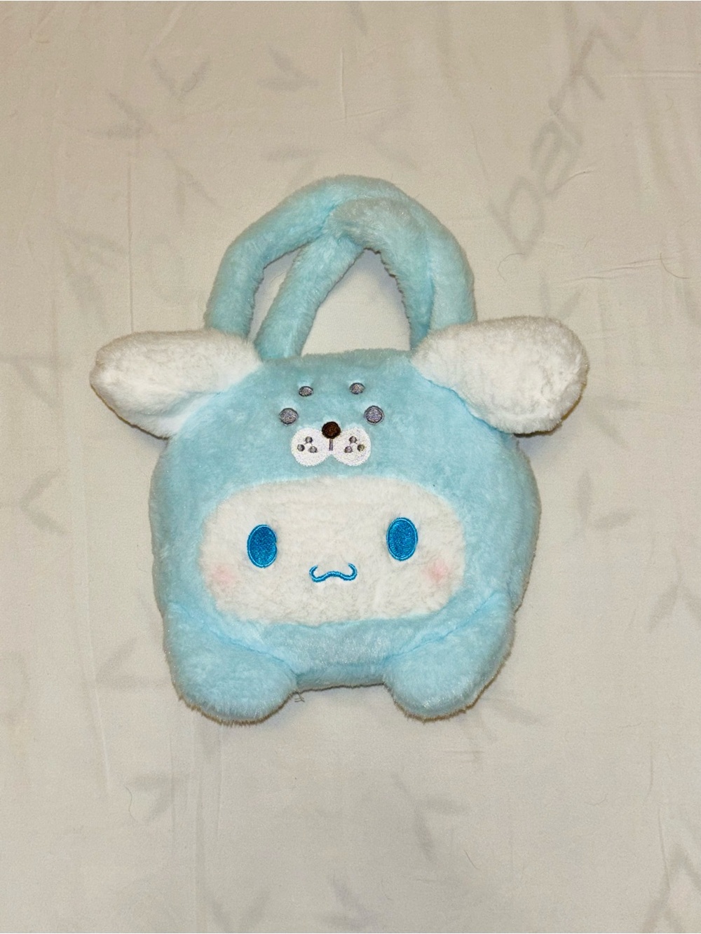 Cute Plush Blue Bunny Sanrio Purse Cinnamoroll Toy Fluffy Nostalgia Baby Blue